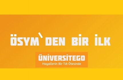 ÖSYM den Bir İlk !