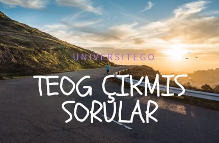 Tüm Yılların TEOG Çıkmış Soruları ve Cevapları