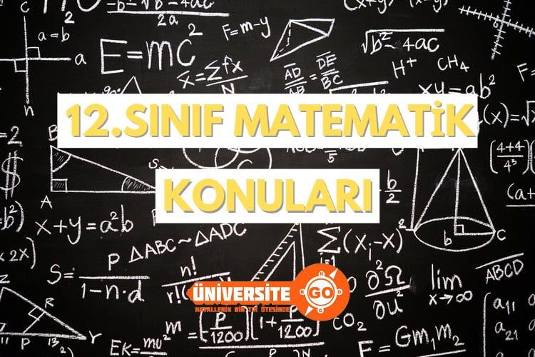 12. Sınıf Matematik Konuları