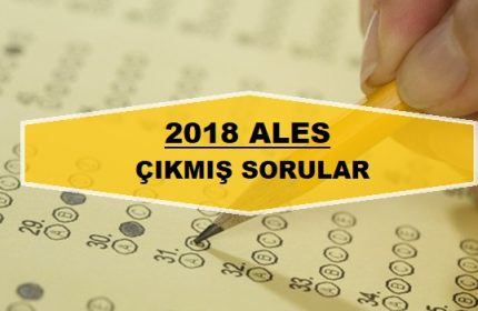 2018 Ales Ilkbahar Tum Cikmis Sorular Full Kitapcik Pdf Tamami