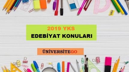 2019 YKS AYT Edebiyat Konuları ve Soru Dağılımı (ÖSYM-YÖK)