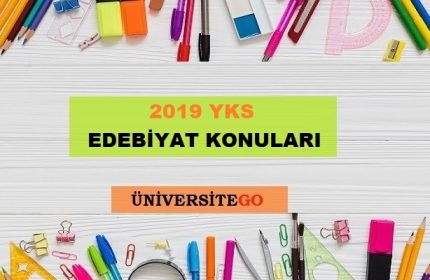2019 YKS AYT Edebiyat Konuları ve Soru Dağılımı (ÖSYM-YÖK)