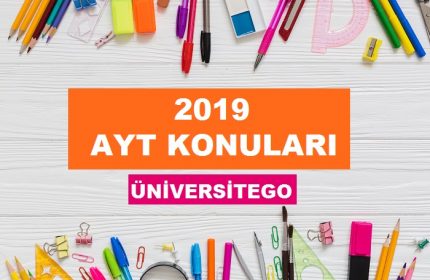 2019 AYT Konuları ve Soru Dağılımı ( ÖSYM – YÖK )