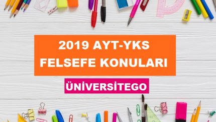 2019 YKS AYT Felsefe Grubu Konuları ve Soru Dağılımı (ÖSYM-YÖK)