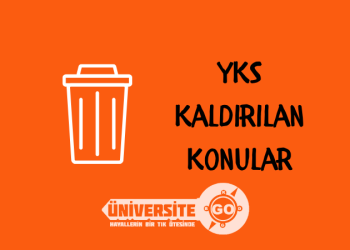 YKS Kaldırılan Konular