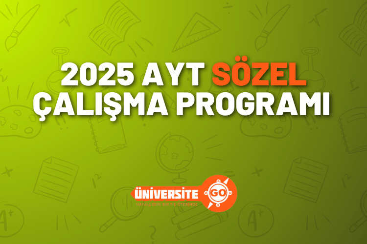 2025 AYT Sayısal Çalışma Programı