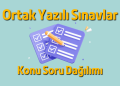 Ortak Yazılı Sınavlar