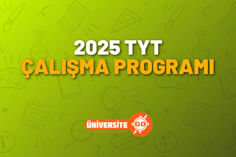 2025 TYT Çalışma Programı (Ücretsiz)