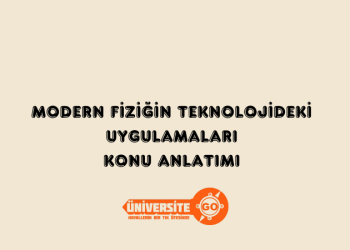 Modern Fiziğin Teknolojideki Uygulamaları Konu Anlatımı