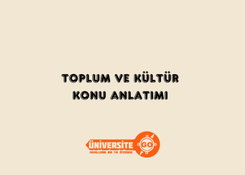 Toplum ve Kültür Konu Anlatımı