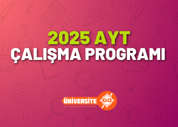 2025 YKS Çalışma Programı (Ücretsiz)