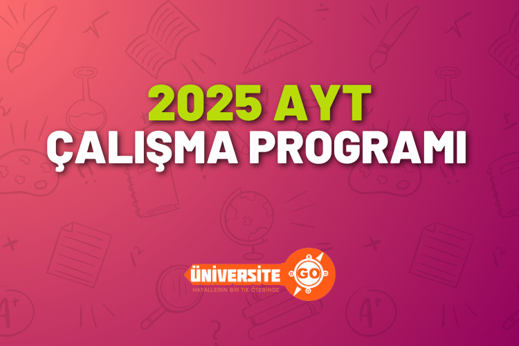 2025 YKS Çalışma Programı (Ücretsiz)