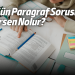 Her Gün Paragraf Sorusu Çözmek