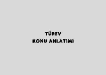 Türev Konu Anlatımı