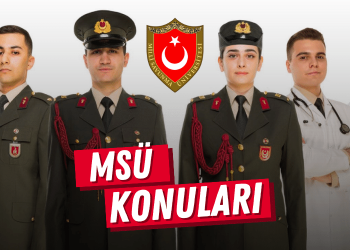 MSÜ konuları ve soru dağılımı
