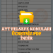 AYT Felsefe Konu Takip Çizelgesi