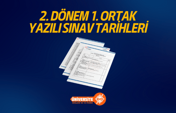 Ortak Yazılı Sınav Tarihleri