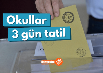 Okullar 3 Gün Tatil