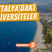 Antalya'daki Üniversiteler