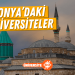 Konya'daki Üniversiteler ve Taban Puanları