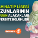 İmam Hatip Lisesi Mezunlarının Ek Puan Alacağı Yükseköğretim Bölümleri