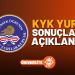 KYK Yurt Başvuru Sonuçları Açıklandı
