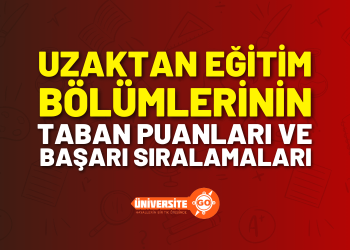 Uzaktan Eğitim Bölümleri 2026 Taban Puanları ve Başarı Sıralamaları