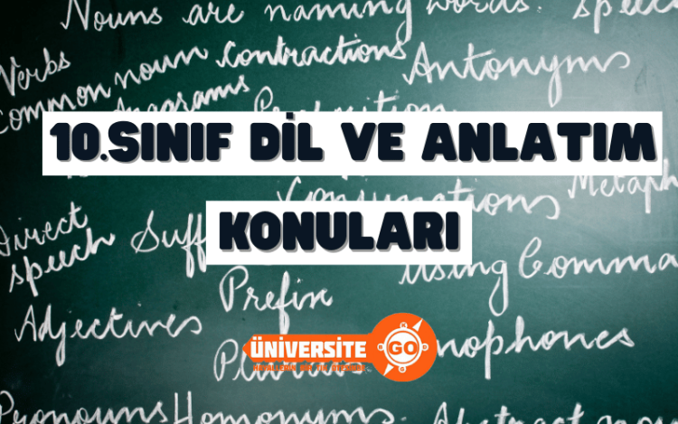 10. Sınıf Dil ve Anlatım Konuları