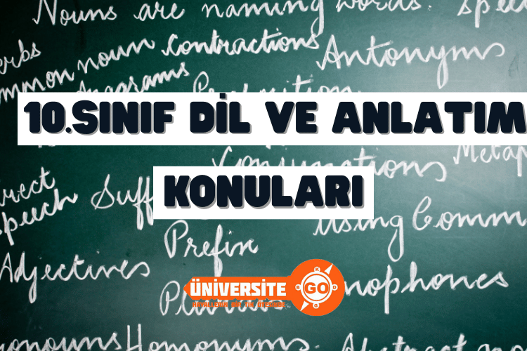 10. Sınıf Dil ve Anlatım Konuları