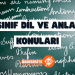 11. Sınıf Dil ve Anlatım Konuları