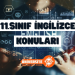 11. Sınıf İngilizce Konuları (Güncel) 2024-2025