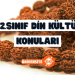 12. Sınıf Din Kültürü Konuları