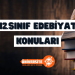 12. Sınıf Edebiyat Konuları