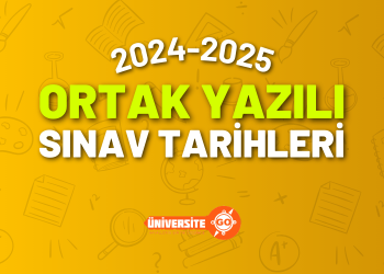 2024-2025 MEB Ortak Yazılı Sınav Tarihleri