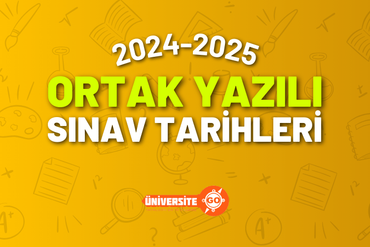 2024-2025 MEB Ortak Yazılı Sınav Tarihleri