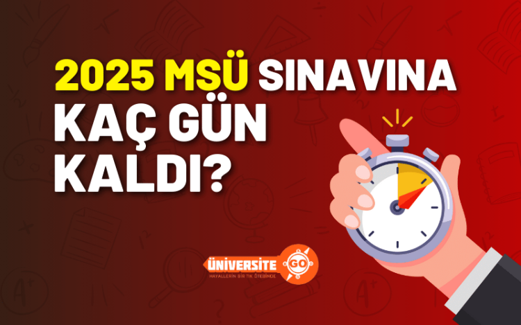 2026 MSÜ Sınavı Ne Zaman? (Sayaç)