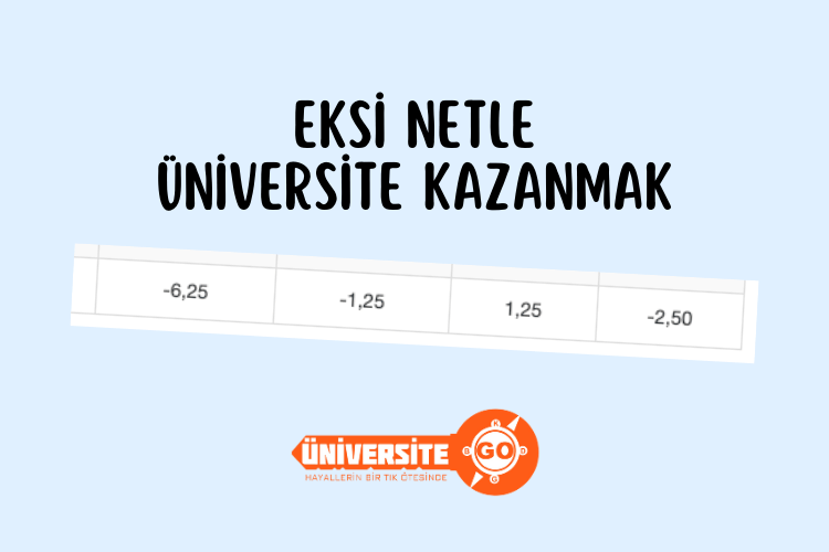Eksi Netle Üniversite Kazanmak