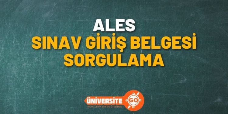 ALES Giriş Belgesi