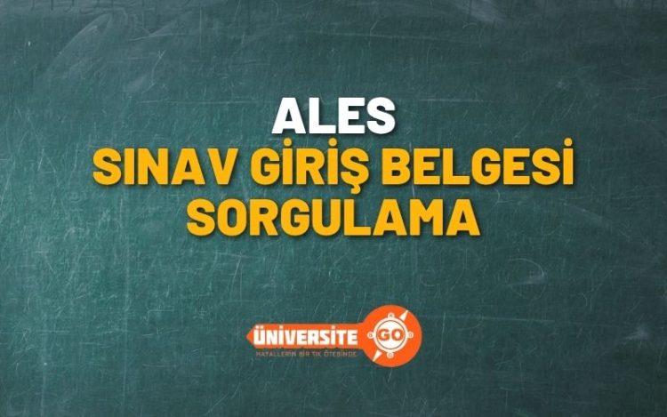 ALES Giriş Belgesi