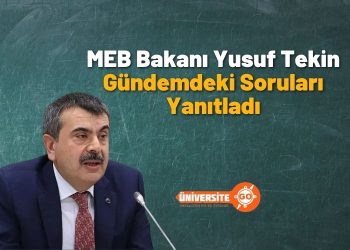 MEB Bakanı Yusuf Tekin