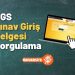 2025 DGS Giriş Belgeleri Açıklandı