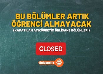 Bu Bölümler Artık Öğrenci Almayacak! (2025 YKS Tercihler)