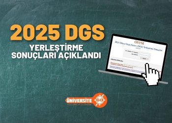 2025 DGS Yerleştirme Sonuçları Açıklandı