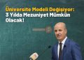 Üniversite Modeli Değişiyor: 3 Yılda Mezuniyet Mümkün Olacak!