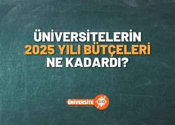 Üniversitelerin 2025 Yılı Bütçeleri