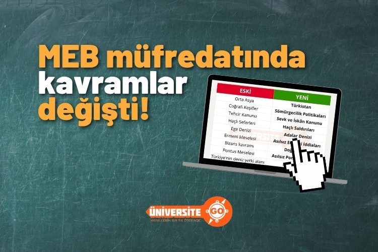 MEB Müfredatında Kavramlar Değişti!