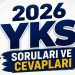 YKS Soruları ve Cevapları
